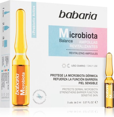 Babaria Microbiota Balance - восстанавливающая сыворотка в ампулах /   5x2  ml  / GTIN 8410412100731