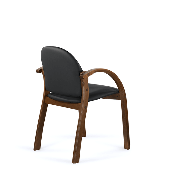 Стул Джуно D8 (темный орех) S-0401 (черный)