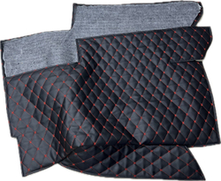 Коврики (утеплитель) под сиденья УАЗ 452 Буханка (красная нить Бабочка)