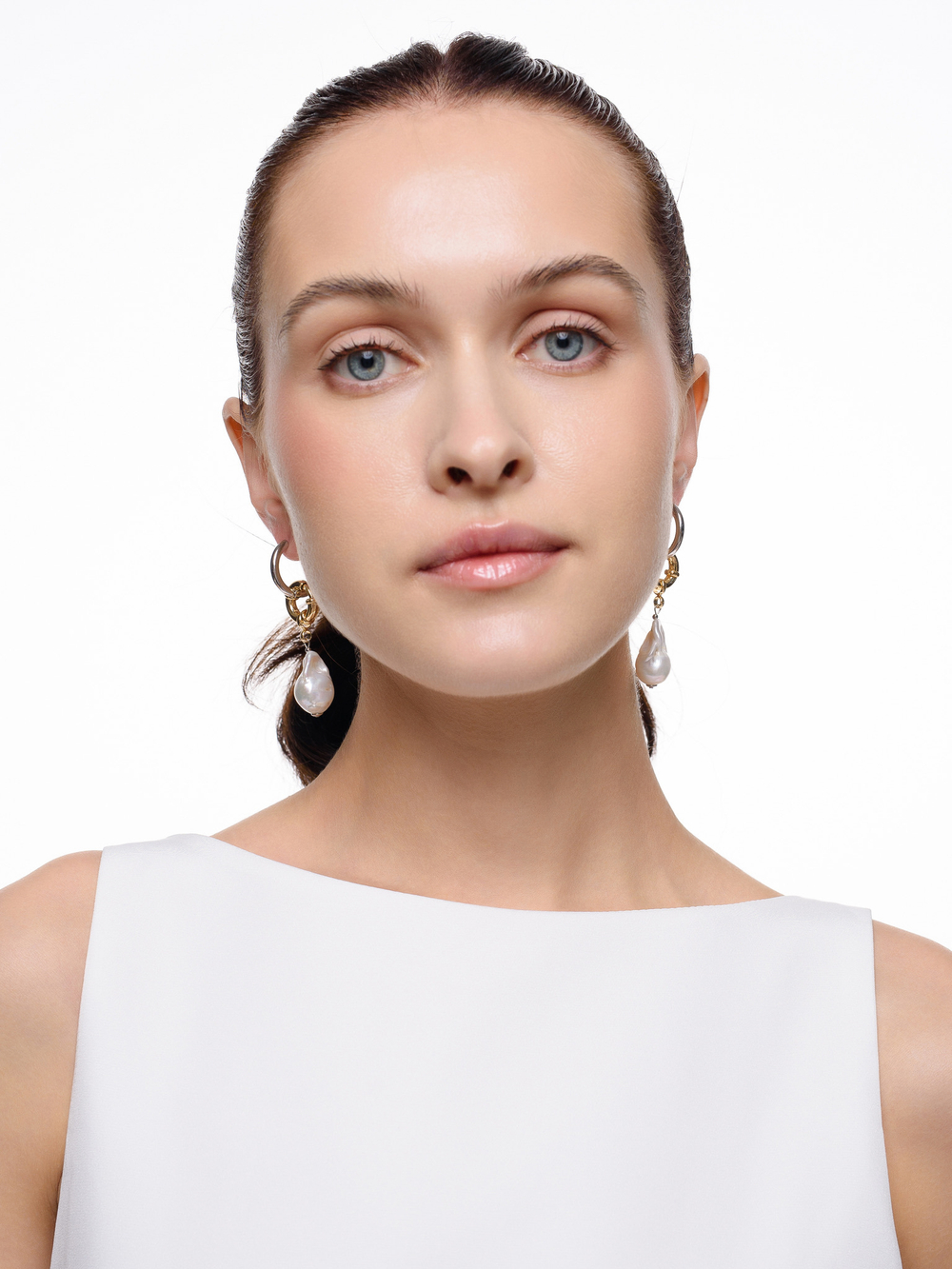 Серьги "Brutal Pearl" Bicolor