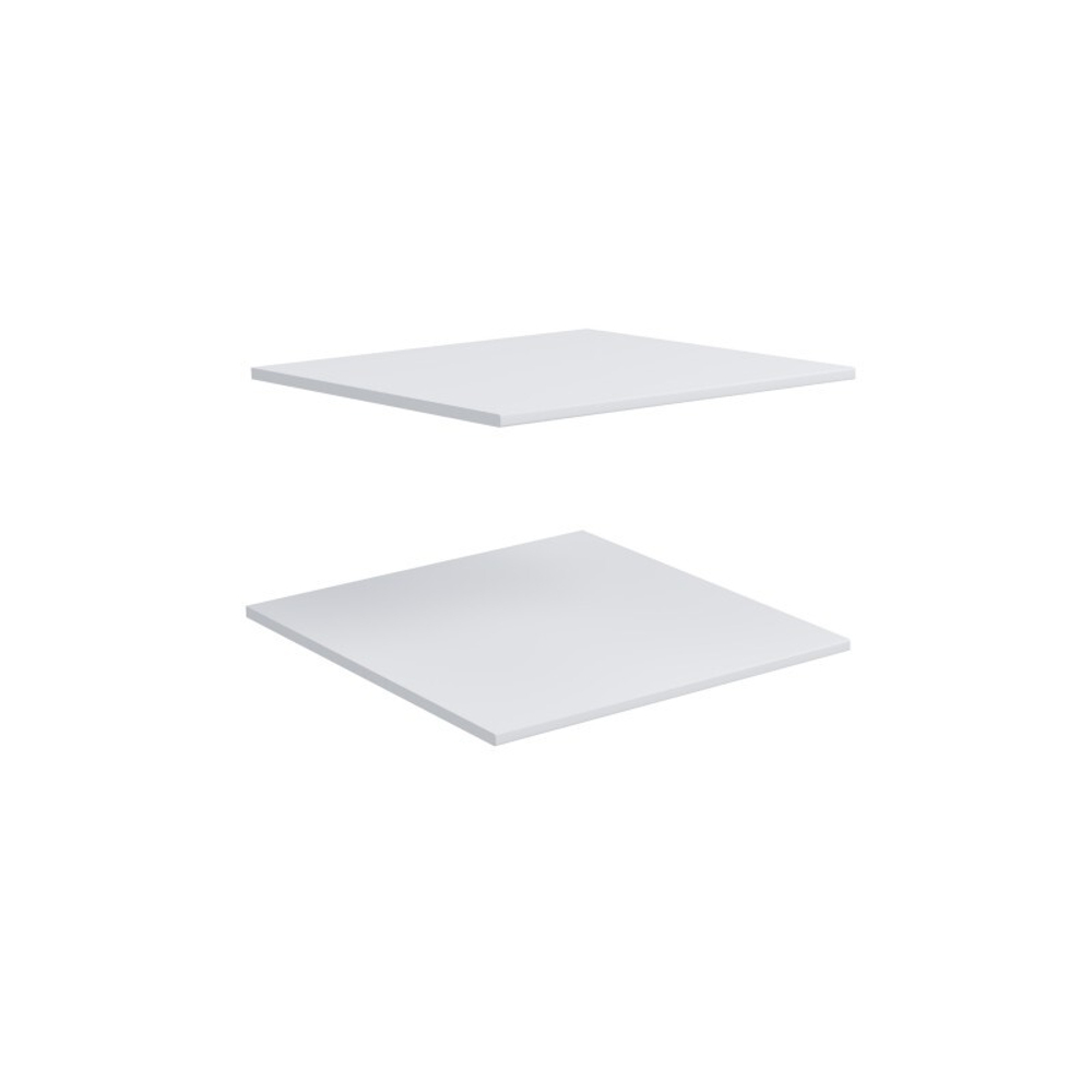 Полки встраиваемые для шкафов «Бридж» белый лак