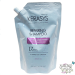 Шампунь для повреждённых волос восстанавливающий KeraSys Hair Clinic Repairing Shampoo, мягкая упаковка 500 мл.
