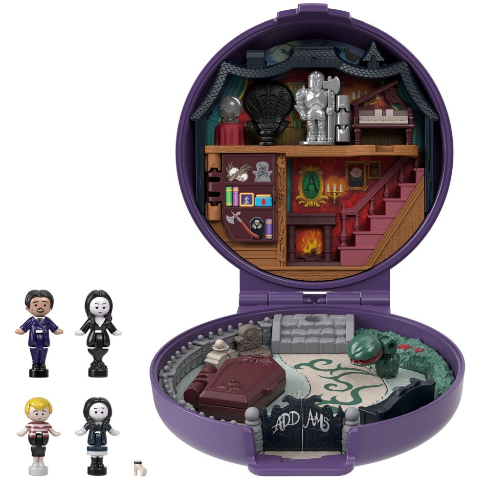 Polly Pocket - ADDAMS FAMILY Коллекционный компактный набор HXW25