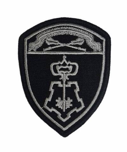 Шеврон Росгвардия ВОХР (вневедомственная охрана) черный фон