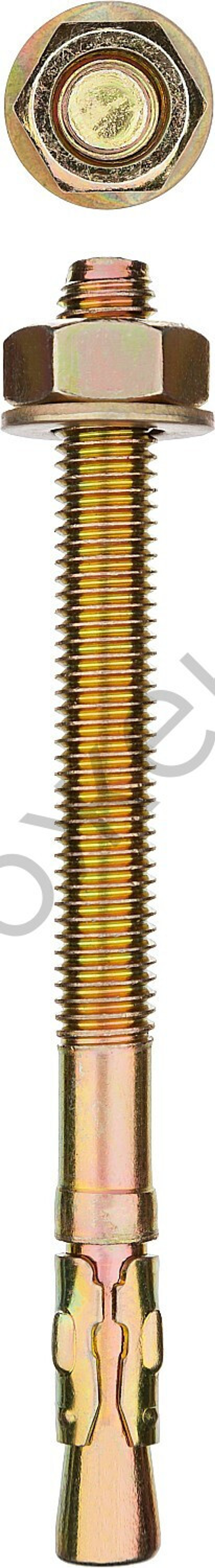 ЗУБР М12 х 100 мм, клиновой анкер, 25 шт (302032-12-100)