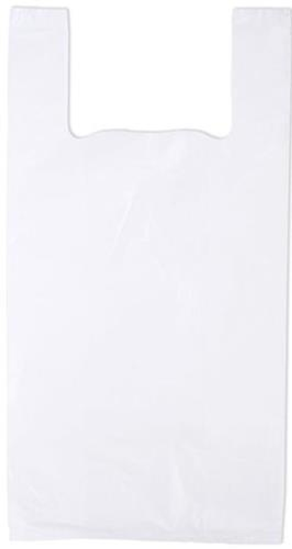 Пакеты-майки, белые 30+16х60см 11мкм (100/2000шт)