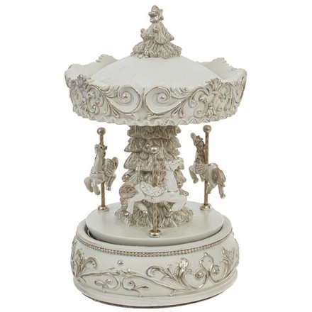 GAEM Фигурка декоративная с муз и движ "Карусель", L12 W12 H19 см