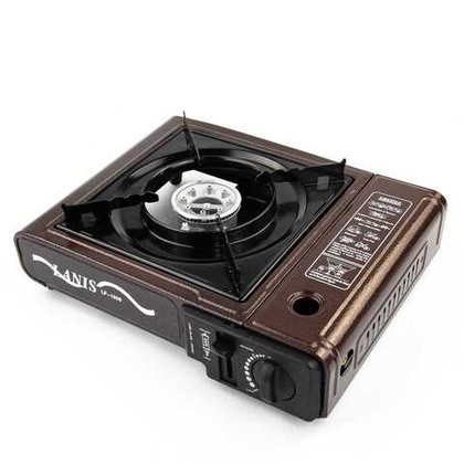 Плита Lanis LP-1000 c переходником, Коричневый