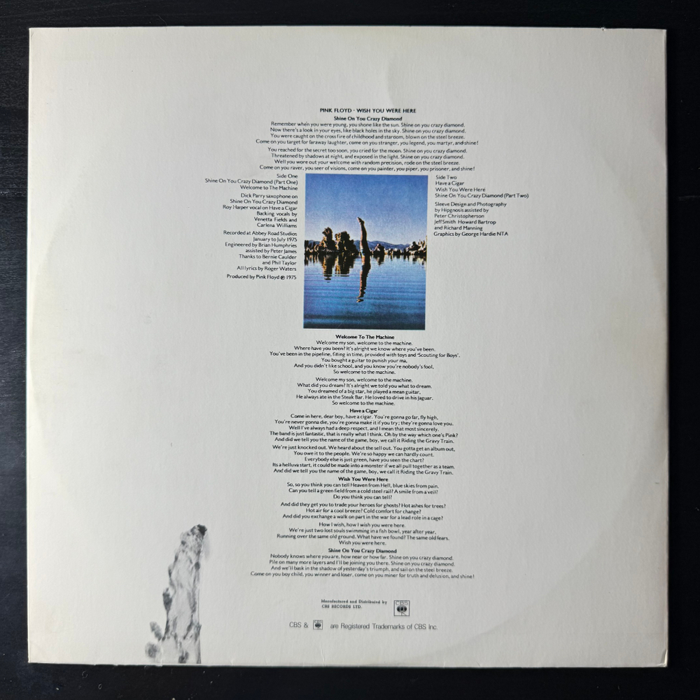 Pink Floyd ‎– Wish You Were Here (Израиль 1975г.)