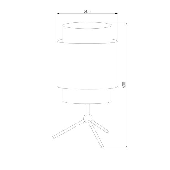 Настольная лампа TK Lighting 5567 Boho Black