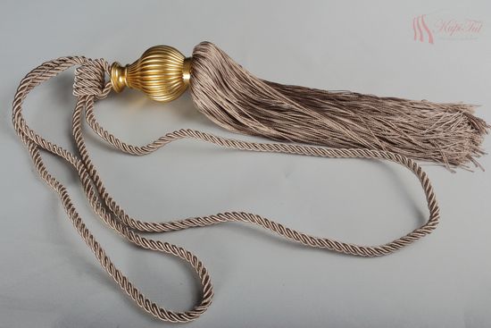 Подхваты-кисти для штор 2шт. лайт кофе