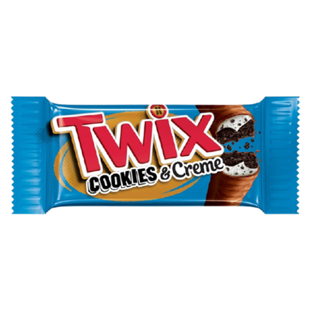 Шоколадный батончик Twix Cookies & cream