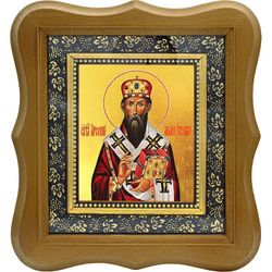 Арсений Элассонский-Суздальский Святитель. Икона на холсте.