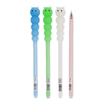 Ручка гелевая, Basir, синие чернила, серия "Гусеница", с круглым корпусом, 48 шт