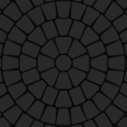 ТРОТУАРНАЯ ПЛИТКА КЛАССИКО - Б.2.КО.6 СТАНДАРТ ЧЕРНЫЙ, КОМПЛЕКТ ИЗ 3 ВИДОВ ПЛИТ