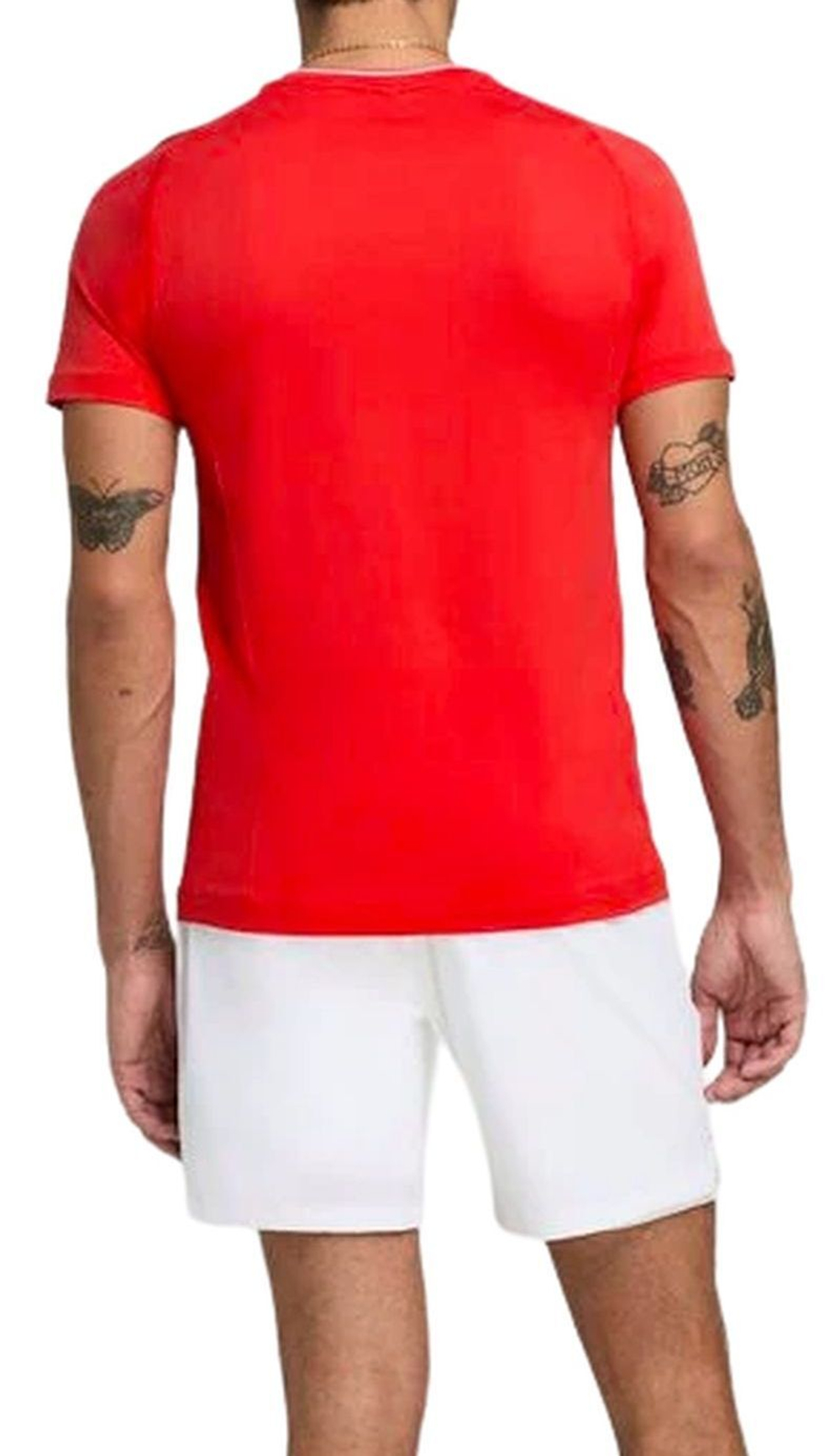Мужская теннисная футболка Wilson Team Seamless Crew T-Shirt - красный