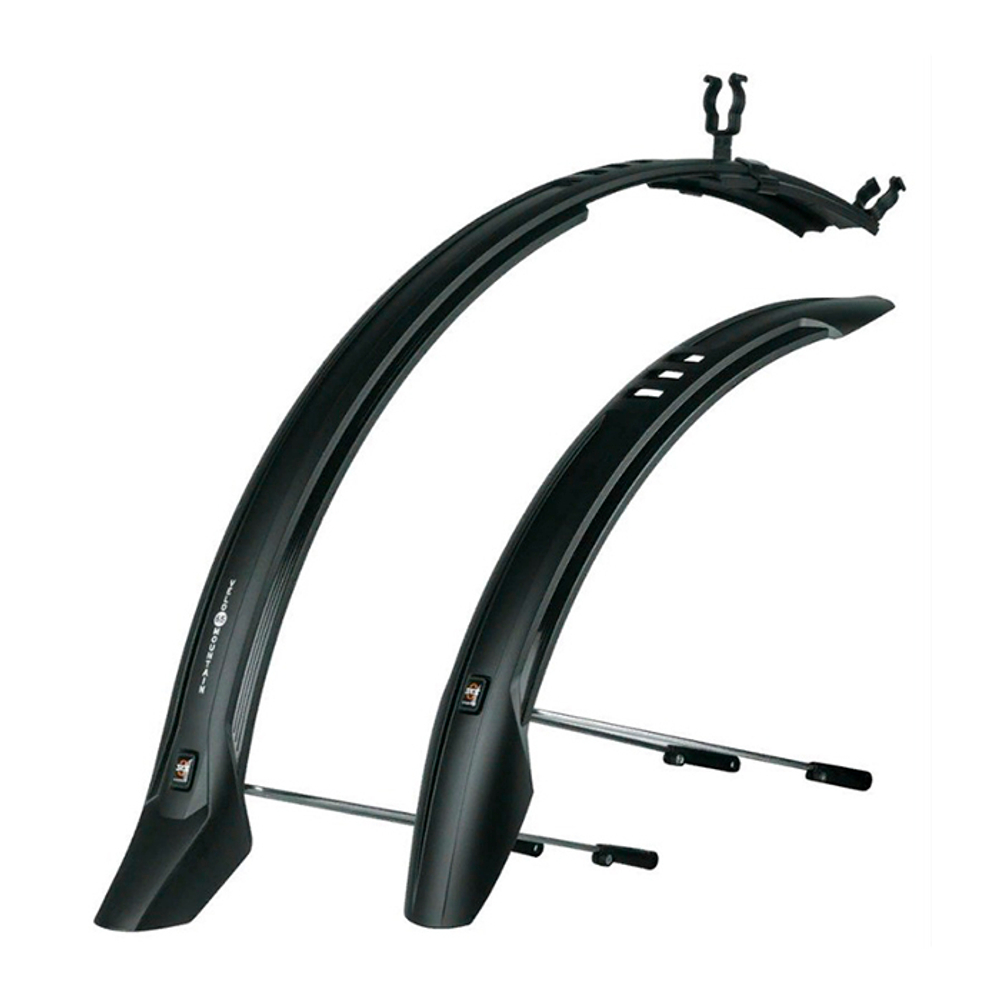 Крыло пластик. SKS-11362 зад. VELO 65 MOUNTAIN REAR 29" с усами, черное (Германия)