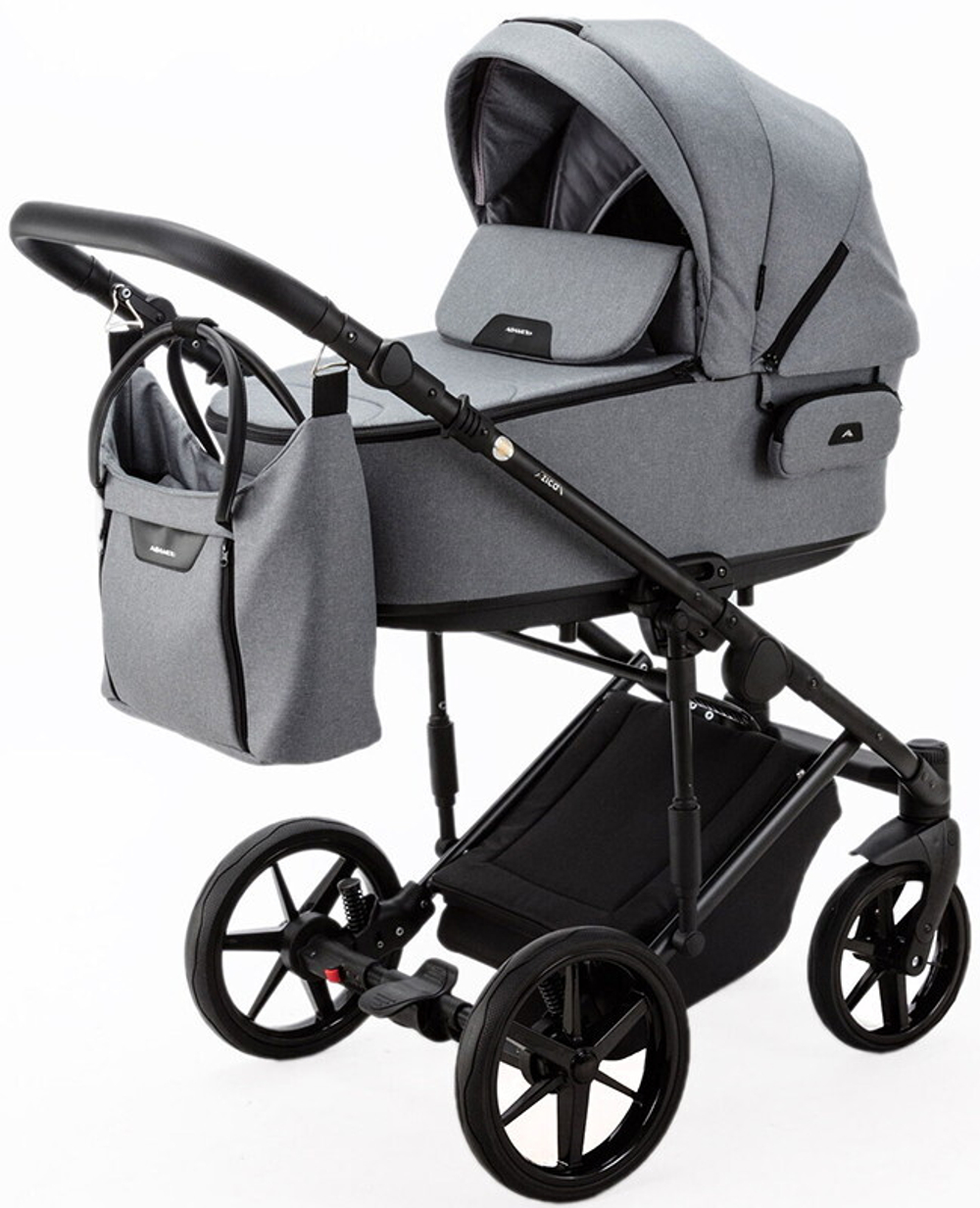 Детская коляска Adamex Zico 2 в 1 Z-TK60 Т.СЕР.ТК