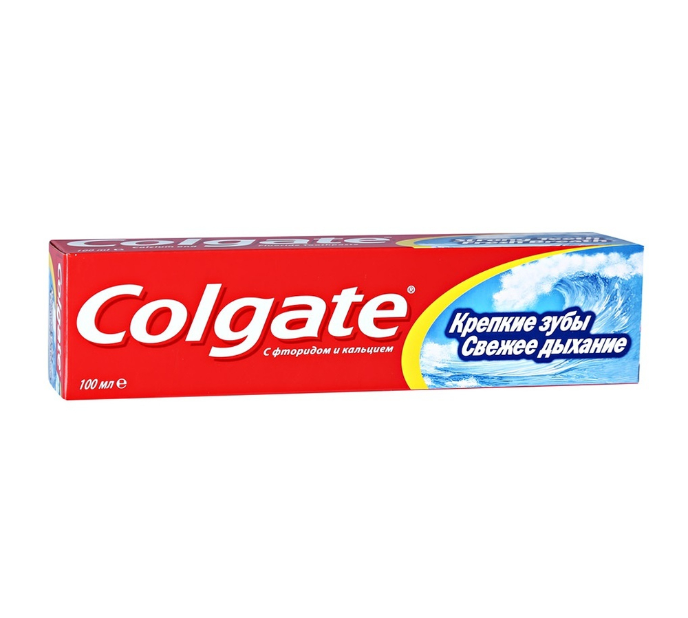 Colgate Паста зубная Крепкие зубы, свежее дыхание, 100 мл