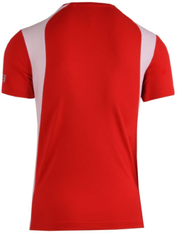 Мужская теннисная футболка Hydrogen Inlay Tech - красный