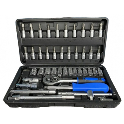 Набор инструмента 46 предметов 1/4" NoName 3382