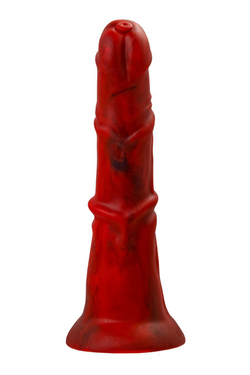 Black&Red by TOYFA Monster Rex - Вибратор, силикон, красно-черный, 24,5 см