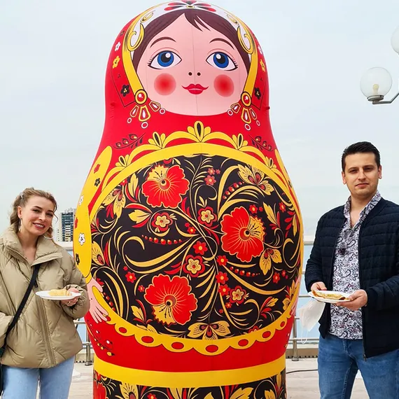Надувная Матрешка