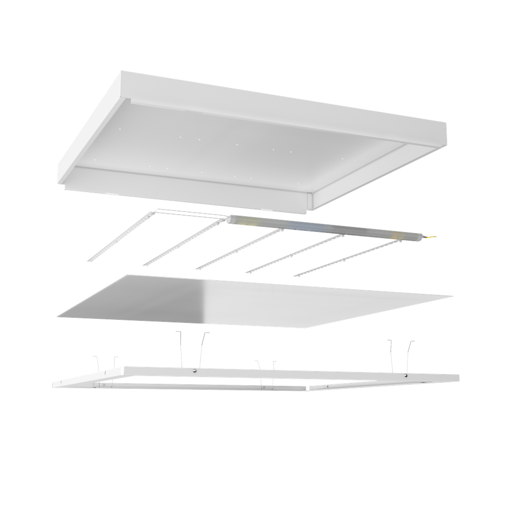 Светильник LED Экофон DS Standart 100Вт 4000К Опал 625х600х60мм GENILED