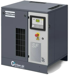 Безмасляный спиральный компрессор Atlas Copco SF 22 мультиблок
