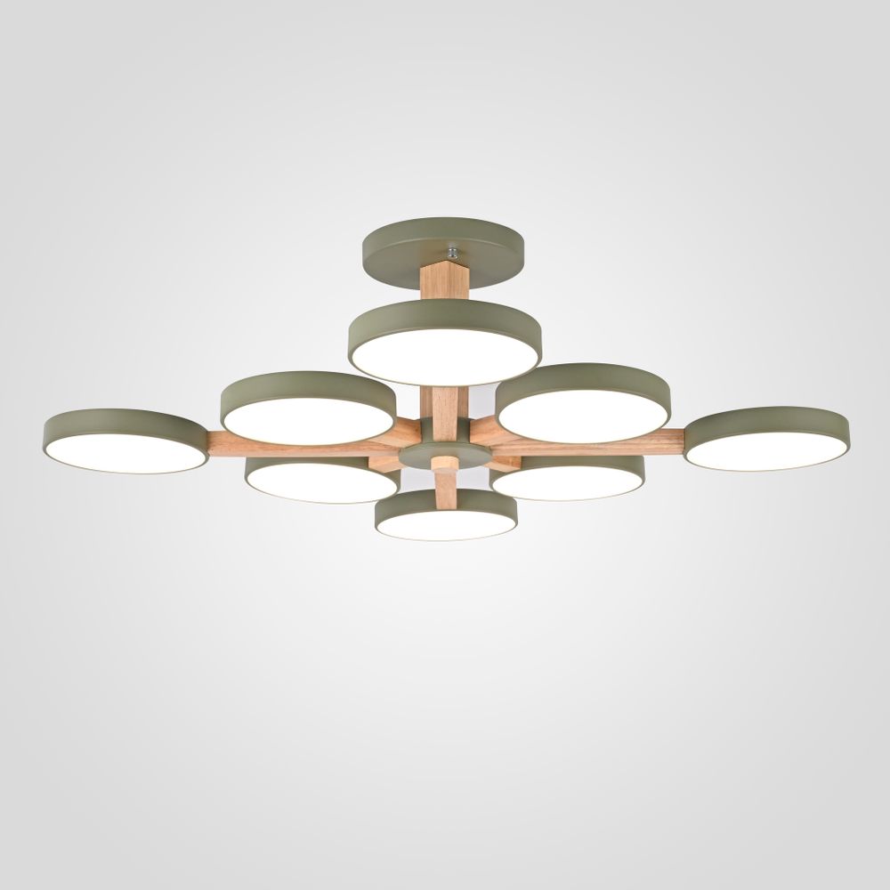 Потолочная Люстра Turna L8 Khaki By Imperiumloft