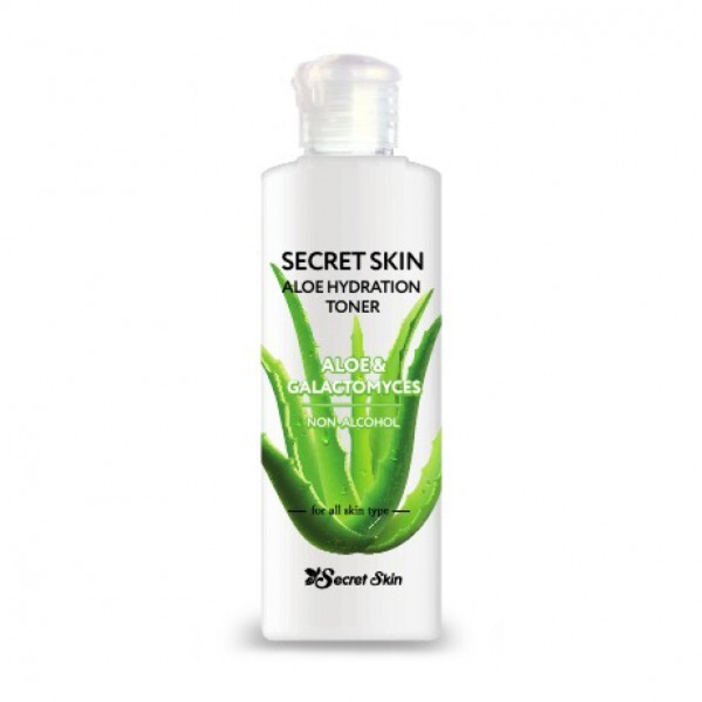 Secret Skin Aloe Hydration Toner тонер для лица с экстрактом алоэ 250мл