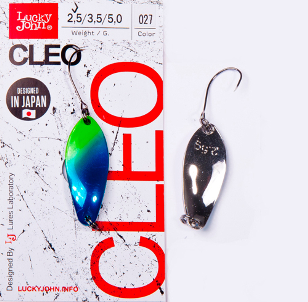 Блесна колеб. Lucky John CLEO длин.41мм/05,0г 027