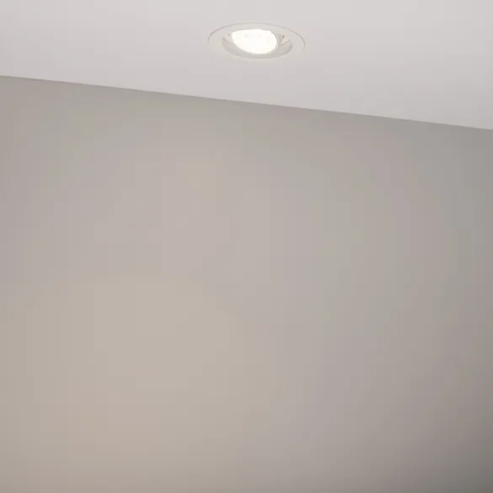 Светильник MS-VORTEX-BUILT-R90-12W Day4000 (WH-WH, 20 deg, 230V) (Arlight, IP20 Металл, 5 лет) 057759