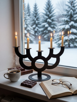 Подсвечник для свечей "Полумесяц""