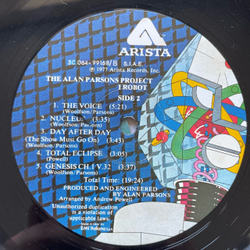 Винтажная виниловая пластинка LP The Alan Parsons Project I Robot (Италия 1977)