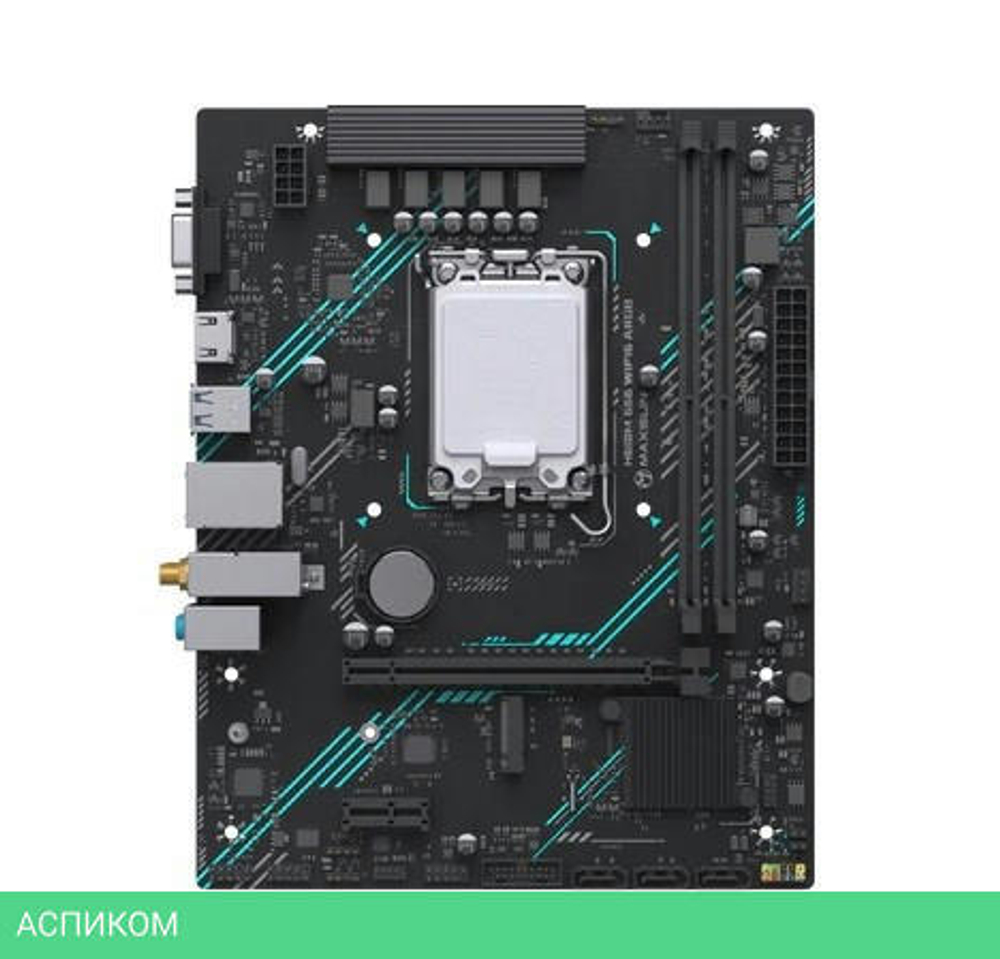 Материнская плата Maxsun MS-H610M 666 WIFI6 ARGB