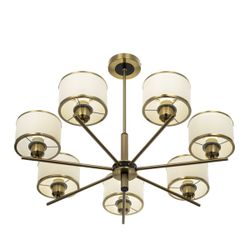 Citilux ALTON CL421273 Люстра на штанге с абажурами Бронза