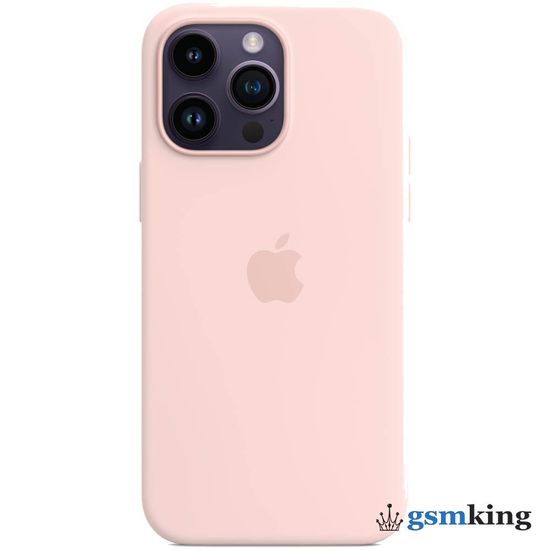 Apple Silicone Case with MagSafe iPhone 14 Pro Max Chalk Pink (Розовый) MPTT3ZM/A