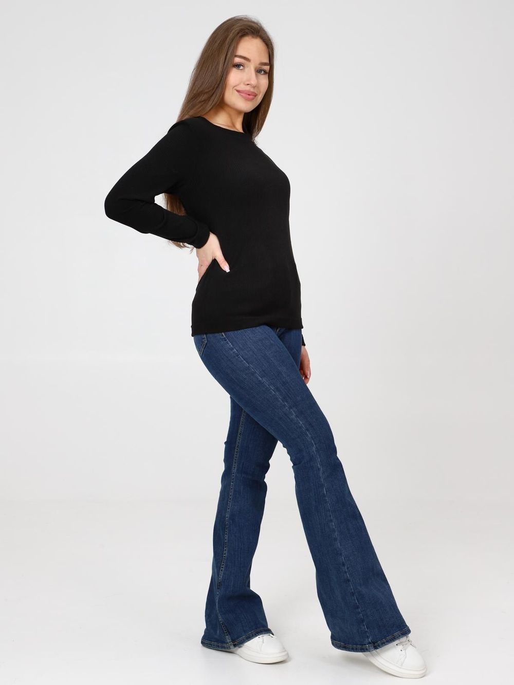 Сэнди - лонгслив/фуфайка черный Iv-capriz