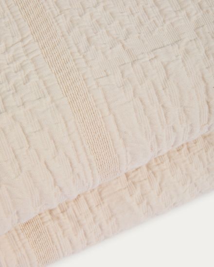 Плед Zenti из 100% хлопка шенилл с двухсторонним жаккардом