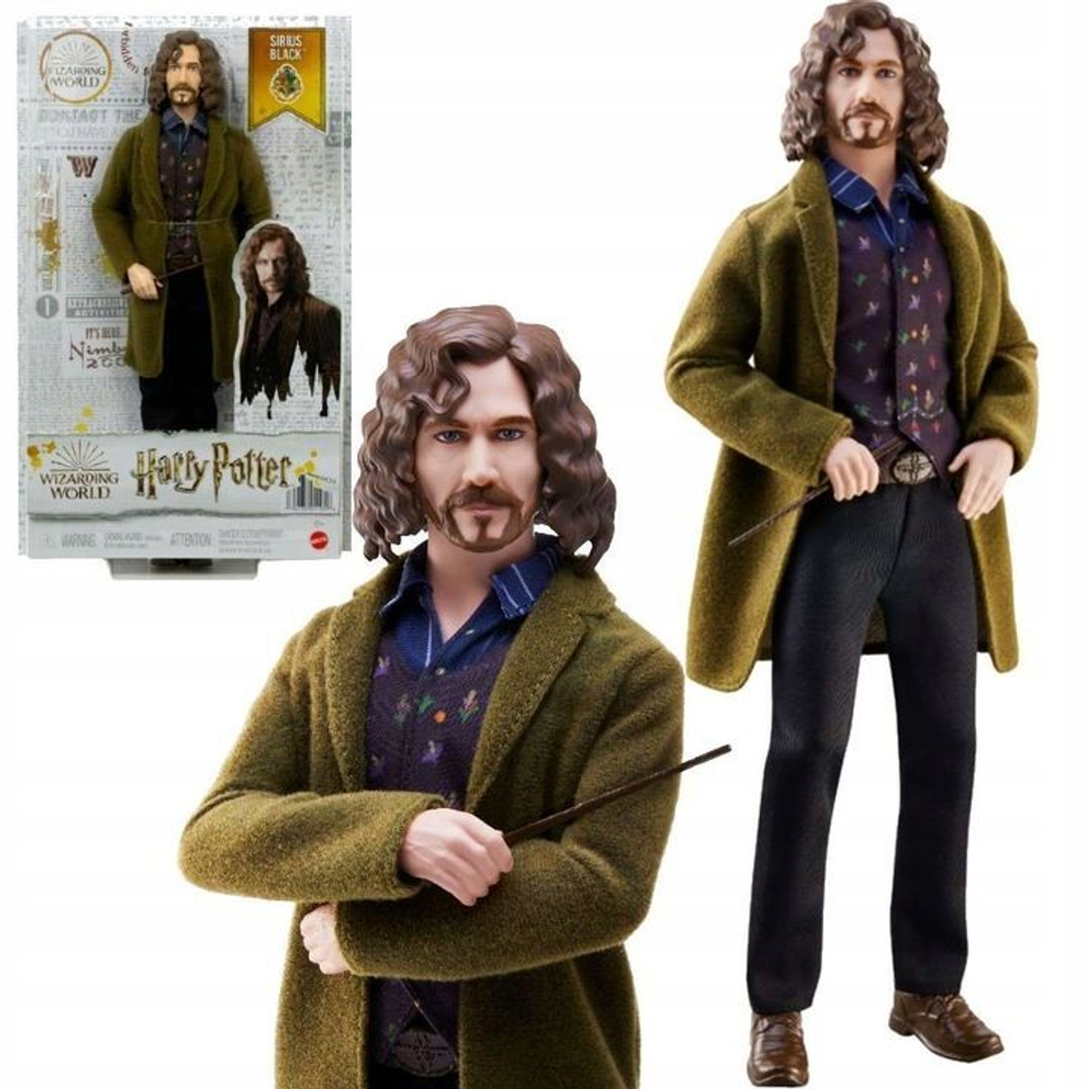 Кукла Mattel Harry Potter - Коллекционная кукла Гарри Поттера - Сириус Блэк  HCJ34 купить в Москве | Доставка по России.