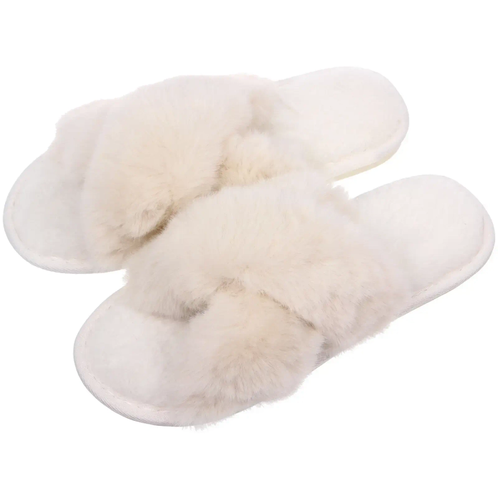 Тапочки женские домашние «TWIN», цвет белый, р-р 38-39