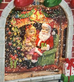 XM-872 Новогодний камин