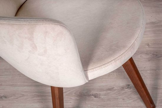 Комплект Стол VERONA 1100 CV с круглой столешницей + 4 стула СИТИ-ВР (вращающийся) с мягкой спинкой / Американский орех