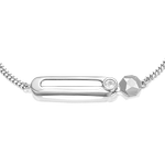 Браслет из белого золота c натуральным топазом white Артикул: 05-0752-00-201-1120