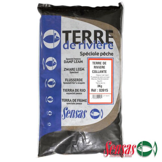 Грунт Sensas STICKY TERRE DE RIVIERE 3кг