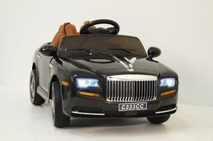 Детский электромобиль River Toys RollsRoyce C333CC черный