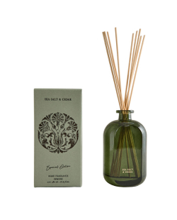 Zara Home Аромадиффузор Sea Salt & Cedar 480 мл, тростниковые палочки микадо, аромат древесный, Коричневый