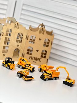 Набор машинок Спецтехника 6шт. в коробке (200648143)