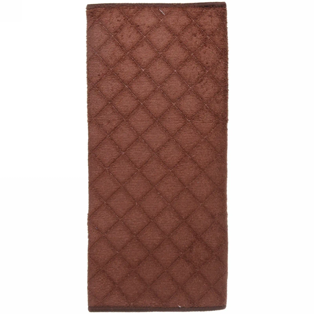 Коврик для сушки посуды 38*50см «Ромбы» коричневый